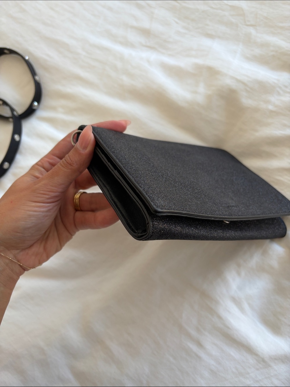 AllSaints Black Crossbody with Studded Strap - Picture 6 of 11